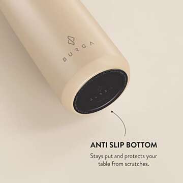 BURGA Insulated Stainless Steel Water Bottle 17oz