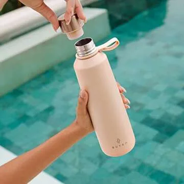 BURGA Insulated Stainless Steel Water Bottle 17oz