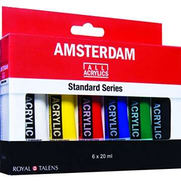 Amsterdam Acrylic Standard Series Paint Set 6x20ml Basic