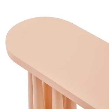 Tov Furniture Titan Console Table (Peach Rose)