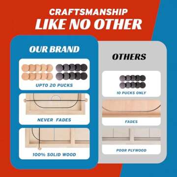 Crazy Games Sling Puck Board - Fun for All Ages!