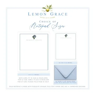 Personalized Hydrangea Notepad - Custom Monogrammed Gift