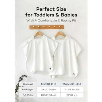 Konny Baby Hooded Towel: Rayon from Bamboo Cotton Baby Towel Hooded Poncho, Oeko-TEX, Ultra Soft & Quick-Dry, Girls, Babies, Newborn Boys, Toddler (Mint, Small)