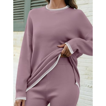 Comfy LILLUSORY Lounge Sets Stylish Outfit for Women