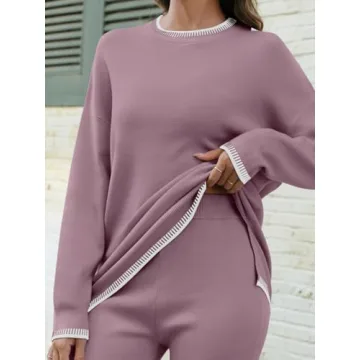 Comfy LILLUSORY Lounge Sets Stylish Outfit for Women