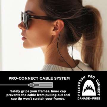 Stylish Pilotfish Leather Sunglasses Strap for All