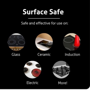 Therapy Glass Cooktop Cleaner Bundle with Microfiber Cloth - Glass Stove Top Cleaner and Polish for Ceramic, Electric, Induction and Flat Top Surfaces