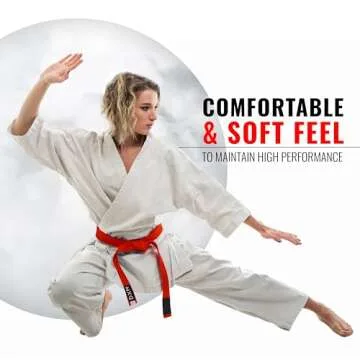 Durable DXM SPORTS Martial Arts Karate Belt for All