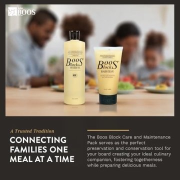 John Boos 16Oz Mystery Oil & 5Oz Board Cream Care Kit for Butcher Blocks & Cutting Boards