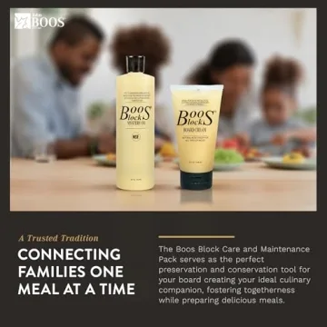 John Boos 16Oz Mystery Oil & 5Oz Board Cream Care Kit for Butcher Blocks & Cutting Boards