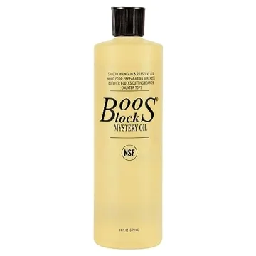 John Boos 16Oz Mystery Oil & 5Oz Board Cream Care Kit for Butcher Blocks & Cutting Boards