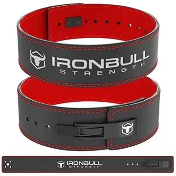 Top Powerlifting Belt with 10mm Lever Buckle for Lifters