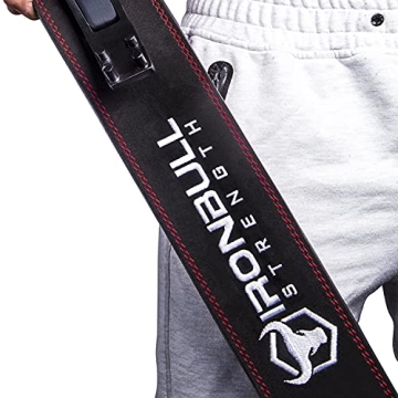 Top Powerlifting Belt with 10mm Lever Buckle for Lifters
