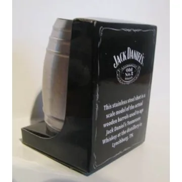 Jack Daniel's Medium Barrel Shot Glass for Whiskey Lovers