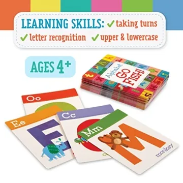 Alphabet Go Fish Card Game for Kids Ages 4+