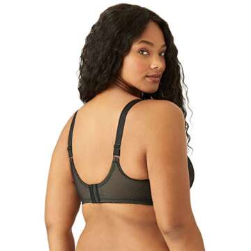 Wacoal Women's Visual Effects Minimizer Bra,Black,36DDD