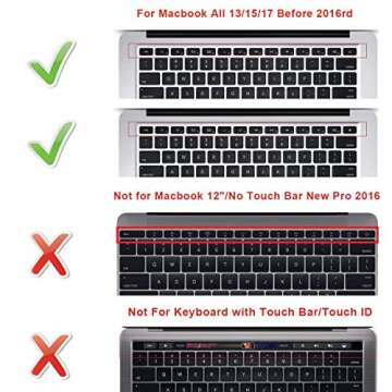 HRH Ableton Live Shortcuts Hotkey Silicone Keyboard Cover Skin for MacBook Air 13,for MacBook Pro13/...