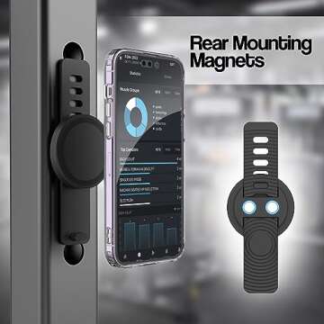 Grip-X Magnetic Bar Mount for iPhones | Secure Phone Holder