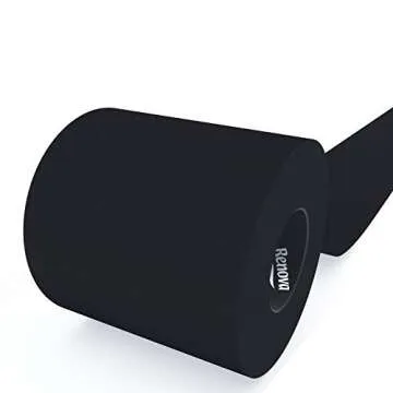 Renova Black Toilet Paper Bundle of 48 Rolls for Luxury Comfort