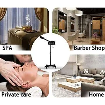 LCD Ozone Facial Steamer for Home & Beauty Salon Use