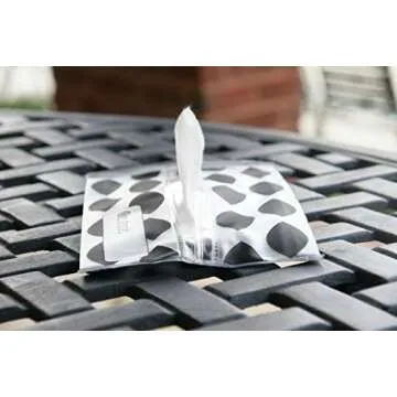 Butipods Reusable Wet Wipe Pouch Slim Case Travel Clutch Holder | Refillable Portable Baby Wipes Dispenser Container | Wipes Stay Moist | Great for Hand and Face Wipes, Set of 2 (Black Ovals & Rings)