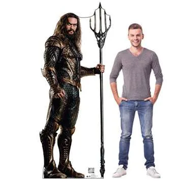 Cardboard People Aquaman Life Size Cardboard Cutout Standup - Justice League (2017 Film)