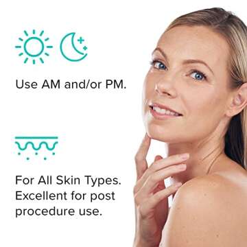 ClarityRx On The Mend Healing Gel, Natural Plant-Based Face & Body Ointment for Post Skincare Treatments (2 oz)