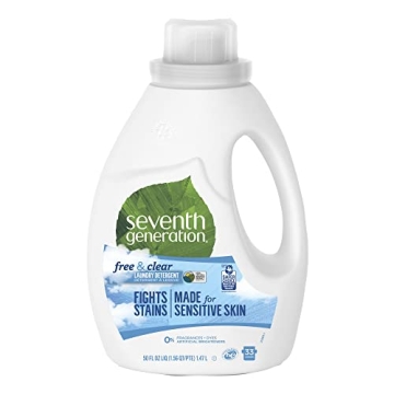 Seventh Generation Laundry Detergent - 50 oz Free & Clear 6-pack