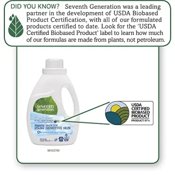 Seventh Generation Laundry Detergent - 50 oz Free & Clear 6-pack