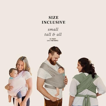 MOBY Wrap Baby Carrier Classic - Comfortable & Versatile
