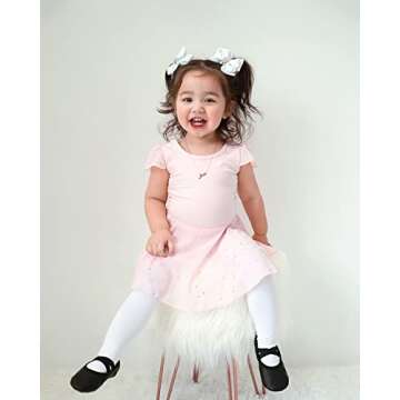 Stelle Ballet Shoes for Girls Toddler Ballet Slippers Soft Leather Boys Dance Shoes for Toddler/Litt...