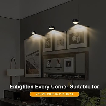 Battery Operated Magnetic Picture Light with Remote Control