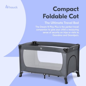hauck Dream'n Play Plus Travel Cot for Toddlers