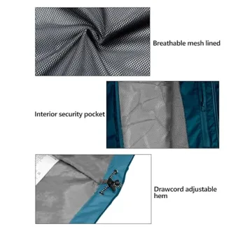 Little Donkey Andy Waterproof Rain Jacket for Women