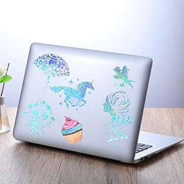 Outus Holographic Sticker Paper - Vibrant Self-Adhesive Sheets