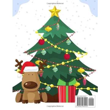 Christmas Coloring Book for Toddlers : Stocking Stuffers for Toddlers: 50 Cute & Easy Coloring Pages...