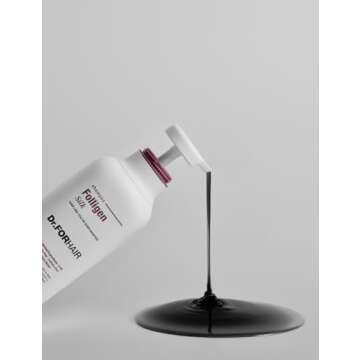 DR.FORHAIR Folligen Silk Shampoo 16.9 fl oz 500 ml For Thinning Hair Damaged Cuticles Growth Care Treatment Sulfate Silicone Free