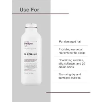 DR.FORHAIR Folligen Silk Shampoo for Thinning Hair