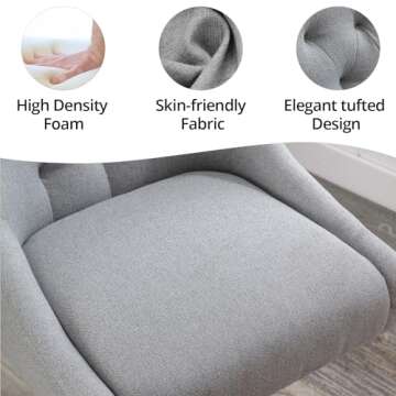 Elegant Swivel Office Chair with Ergonomic Design