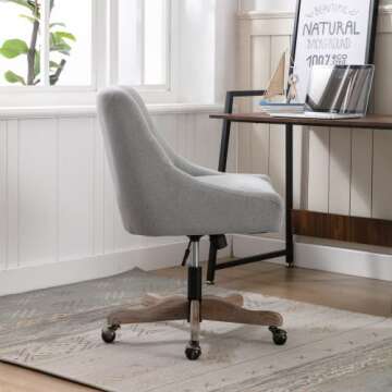 Elegant Swivel Office Chair with Ergonomic Design