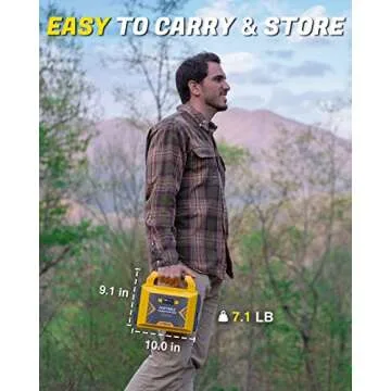 LIPOWER 300W Portable Power Station, Average 25 Phone Recharges, 1-4 Nights for CPAP, 296Wh Portable...