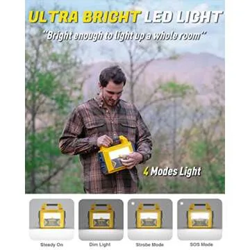 LIPOWER 300W Portable Power Station, Average 25 Phone Recharges, 1-4 Nights for CPAP, 296Wh Portable Solar Powered Generator Battery Supply for RV Camping, Emergency, Power Outages