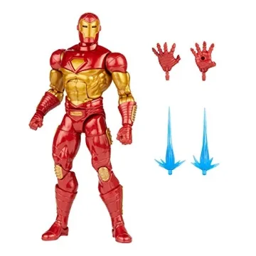 Marvel Hasbro Legends Series 6-Inch Iron Man Action Figure – 4 Accessories, Premium Design