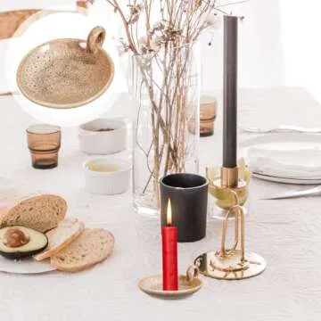 FOMIYES Ceramic Candle Holder for Elegant Home Decor