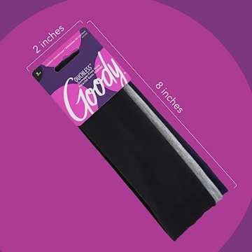 Goody Ouchless Comfort Head Wraps - Soft & Stretchy Fabric