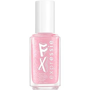 essie Expressie FX Quick-Dry Vegan Nail Polish, Prismatic Chromatic Top Coat, Faux Real, 0.33 fl oz
