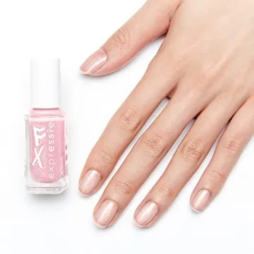 essie Expressie FX Quick-Dry Vegan Nail Polish, Pink Top Coat