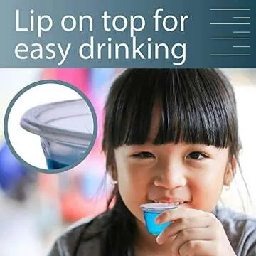 1000 Plastic Disposable Medicine Measuring Mixing Cups, Small 1 oz Dosage Graduated