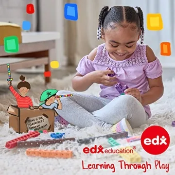 edxeducation Double-Sided Geoboard Set for Kids 3+
