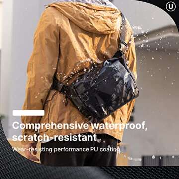 ULANZI Versatile Camera Shoulder Bag 6L Photography Travel Messenger Bag Accessories Portable Travel Stylish Crossbody DSLR Sling Bag Compatible with Sony Canon etc